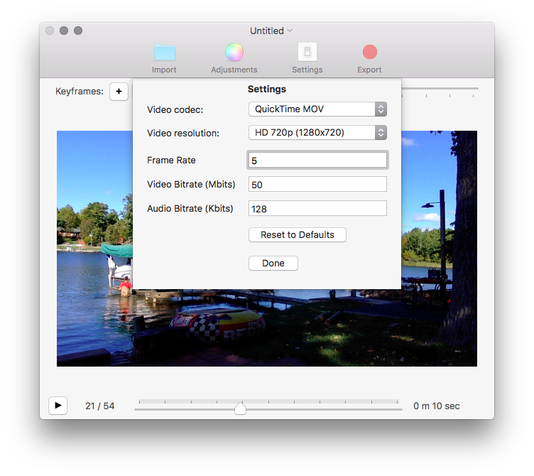 Website for turn photos into time lapse video for mac